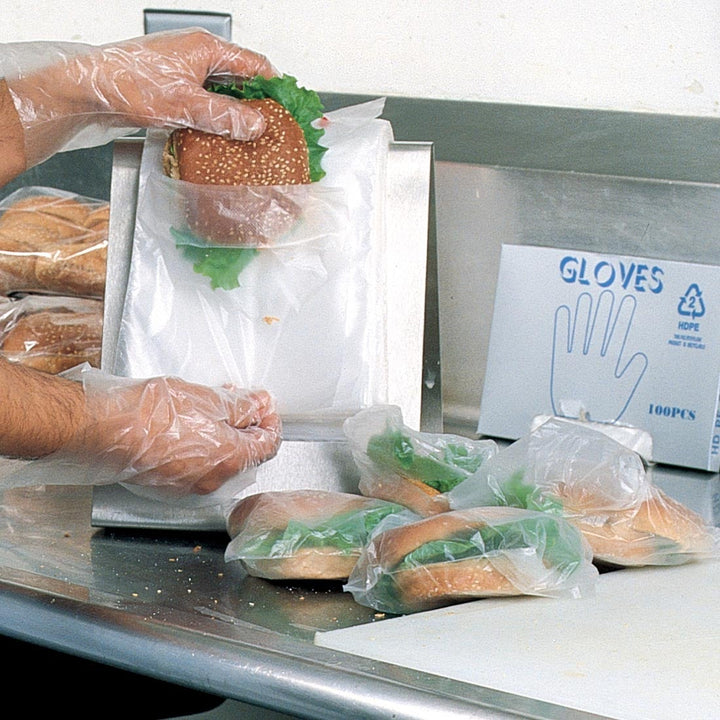 Elkay Plastics DP8585 8.5" x 8.5" Poly Bags Deli Pouch, 2000/Case Elkay Plastics