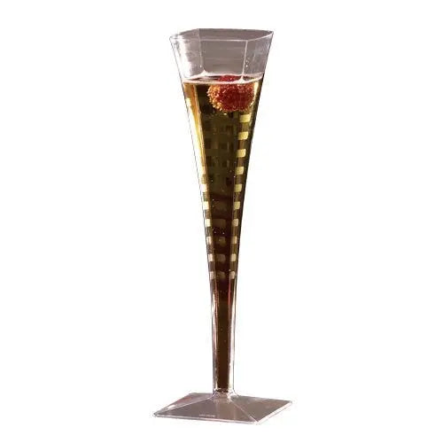 EMI-Yoshi EMI-SFC5 Square 5 Oz Plastic Champagne Glass EMI-Yoshi