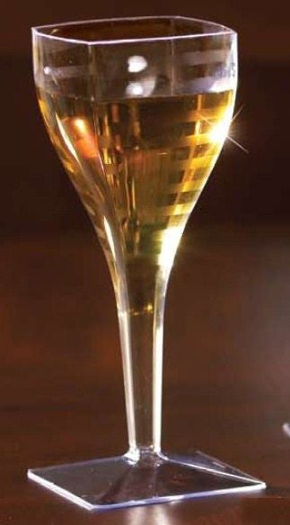EMI-Yoshi EMI-SWG8 Square 8 Oz Plastic Wine Glass EMI-Yoshi