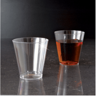 EMI-Yoshi EMI-YCWSG2 Clear Ware 2 oz Shot Glass - Plastic EMI-Yoshi