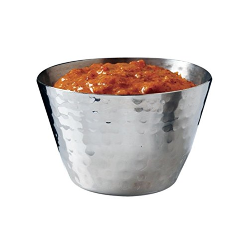 American Metalcraft HAMSC4 4 Oz Hammered Sauce Cup American Metalcraft