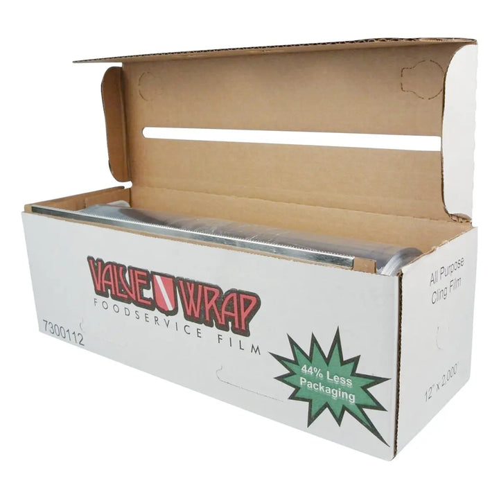 Anchor Packaging Film 12" X 2000' Roll With Cutter Box Anchor Packaging