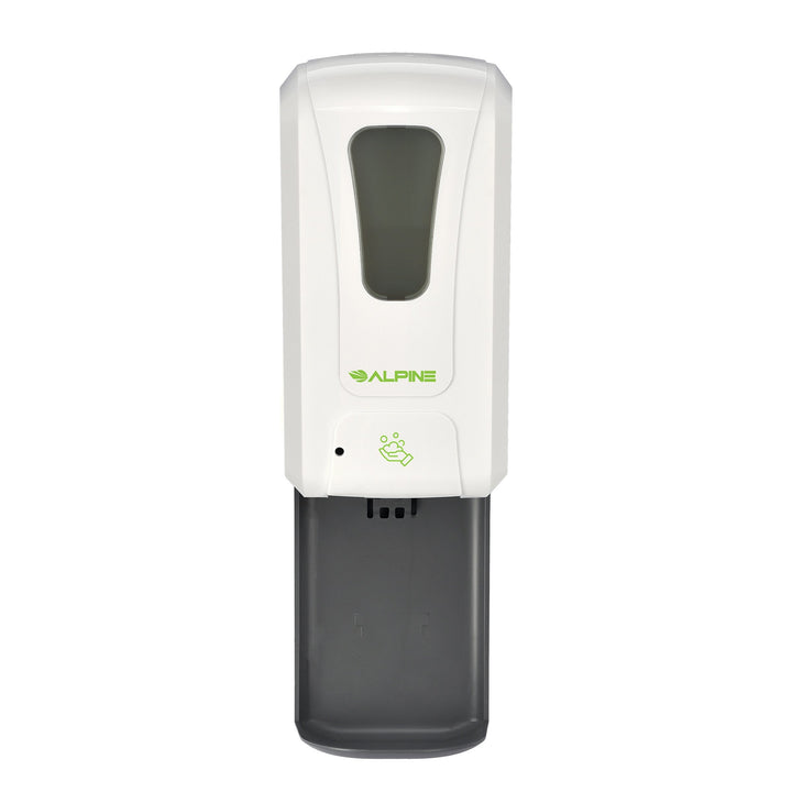 Alpine 430-F Automatic Hands-Free Foam Hand Sanitizer/Soap Dispenser, 1200 ML, White Alpine