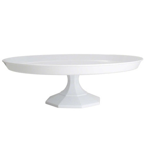 Fineline 3600WH 9.75" White Cake Stand