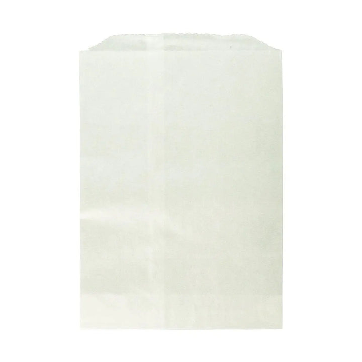 Flat 1 Lb White Glassine Bags (121) Brown Paper Goods
