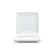 FOH DAP026WHP23 5" Mod Square Sampler Porcelain Plate