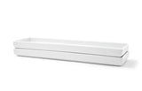 FOH Mod Porcelain Rectangular Server 9.75 x 2.75 White