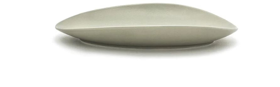 FOH SPT055GYP20 14.5" Tides Oval Pumice Plate