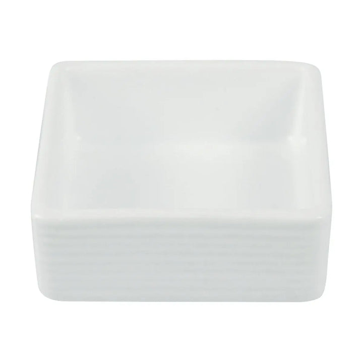 FOH TSH007WHP23 2.75" Square Spiral Dish Front of the House