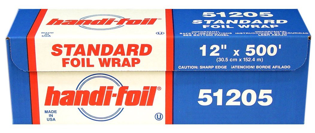 HFA 12" x 500' Standard Duty Foil Roll HFA Handi-Foil