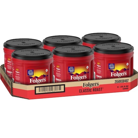 Folgers 25.9 Oz Medium Classic Roast Coffee Can Folgers