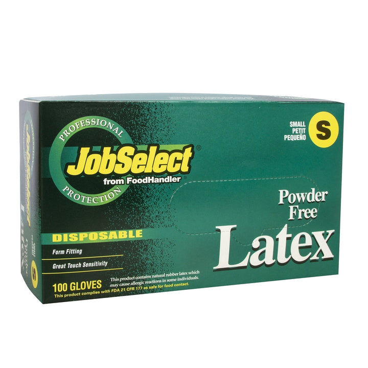 Food Handler 100-212 Small Powder Free Latex Gloves Food Handler