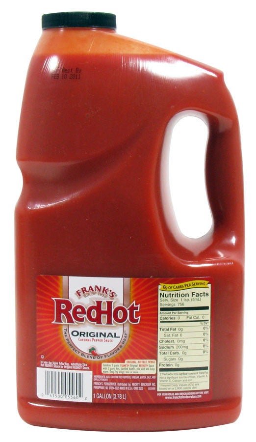 Frank's Original Red Hot Sauce 1 Gallon