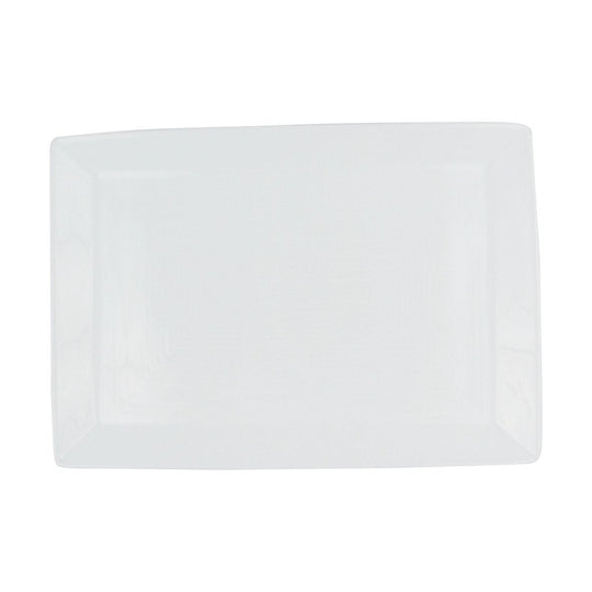Front of The House DSP001WHP23 7X5 Spiral Rectangle Plate