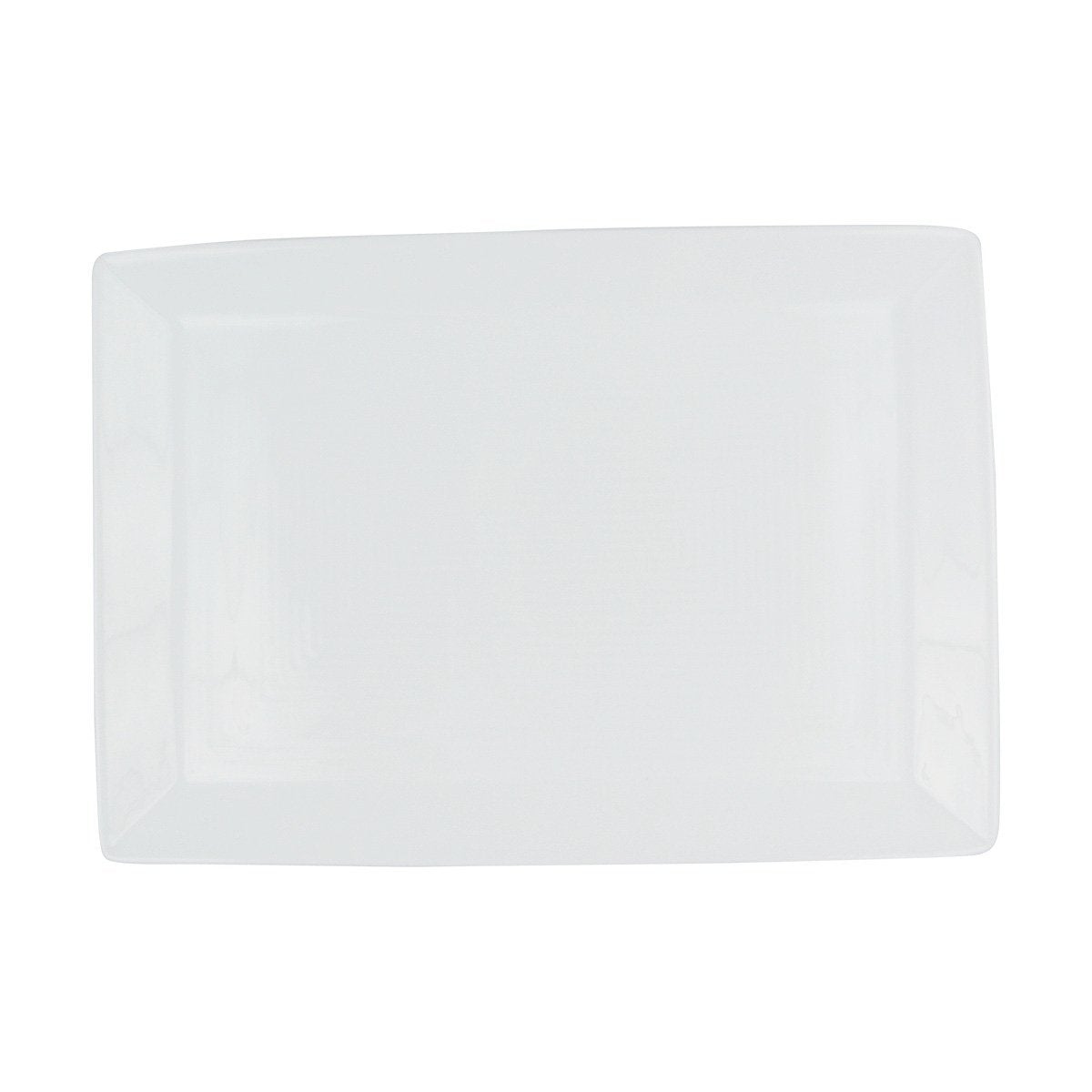 Front of The House DSP001WHP23 7X5 Spiral Rectangle Plate