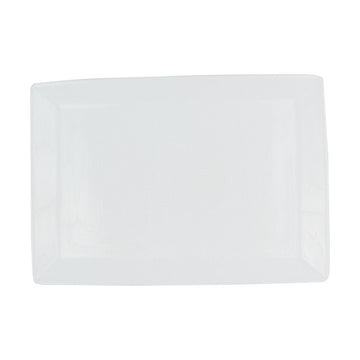 Front of The House DSP001WHP23 7X5 Spiral Rectangle Plate