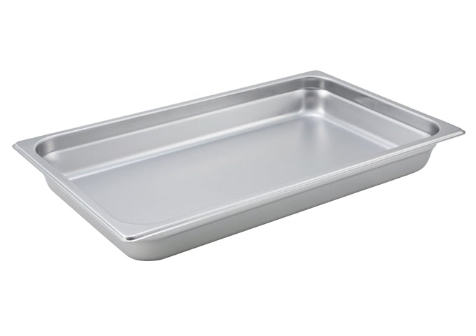 Winco SPJH-102 Full Size 2.5" Stainless Steel Steam Table Pan