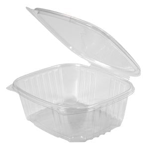 Genpak 32 oz Hinged Clear Deli Container 200/Case Genpak