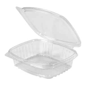 Genpak 8 Oz Hinged Clear Deli Container 200/Case Genpak