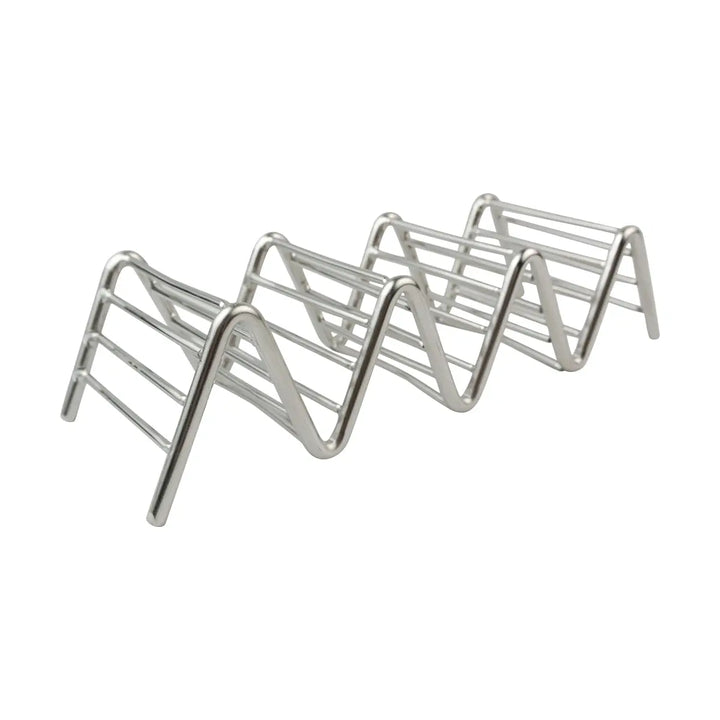 G.E.T. 4-81858 6" x 2.5" Stainless Steel Holder for 3 or 4 Tacos G.E.T.