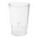 G.E.T. 6608-1-CL Clear Textured Plastic Tumbler 8 oz
