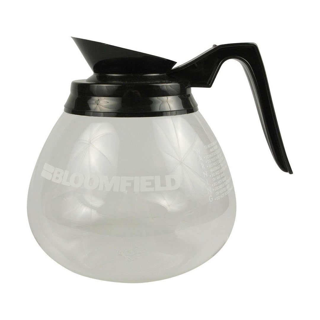 Glass Coffee Pot Decanter, Black Handle (REG8900BL24)