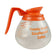 Bloomfield Glass Coffee Pot Decanter, Orange Handle (DCF8901O24)