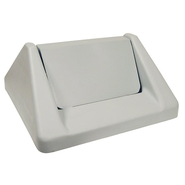 Gray Square Swing Top Lid for 25 And 32 Gallon Containers (T1600GY)