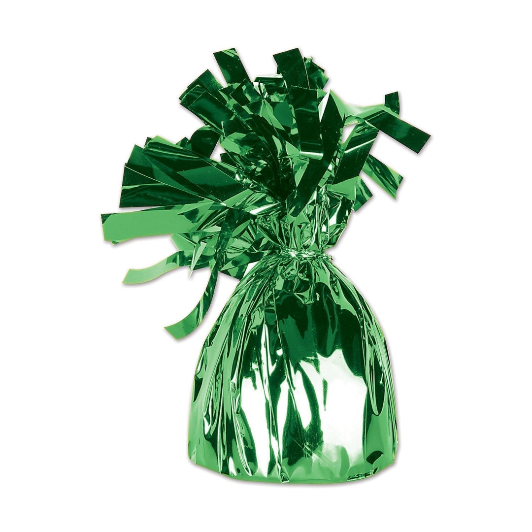Green Metallic Wrapped Balloon Weight (50804)