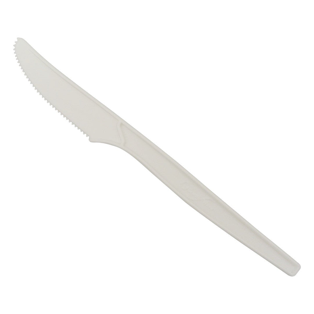 Green Wave White Compostable Knives