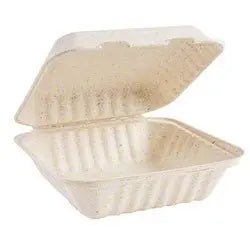 Greenwave OV-B088 8X8 Ovation Compostable Carryout Container Greenwave