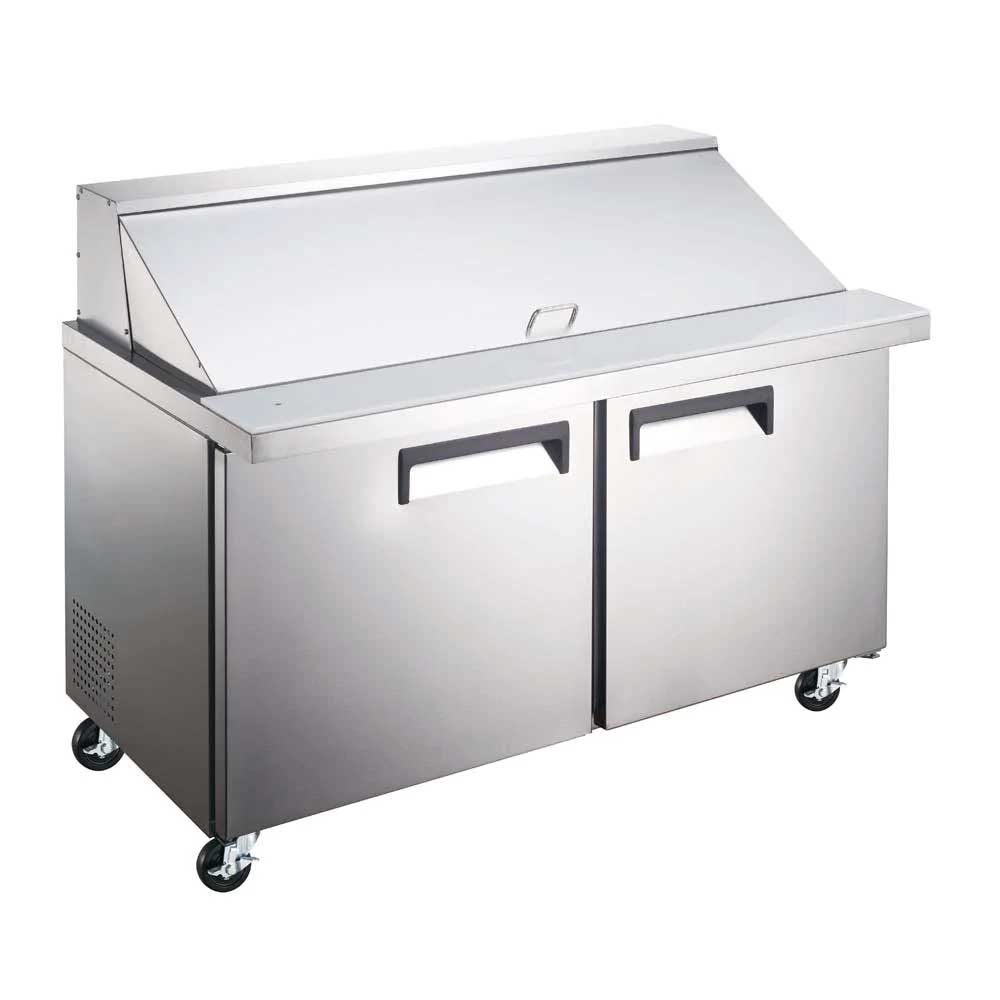 Adcraft 2-Door Mega Top Salad/Sandwich Prep Table (GRSLM-2D/60) Adcraft