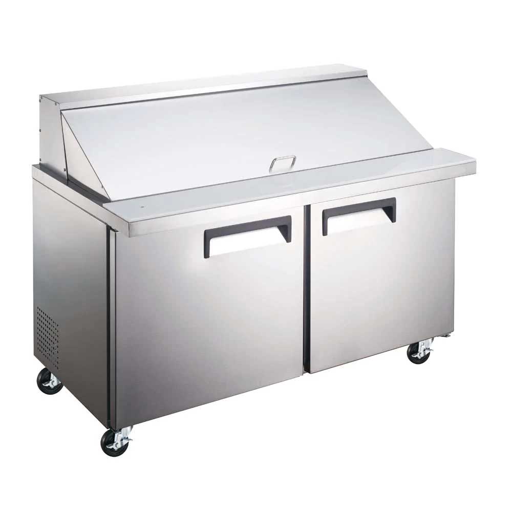 Grista 2-Door Mega Top Salad/Sandwich Prep Table (GRSLM-2D/60)