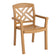 Grosfillex 45451408 Outdoor Teakwood Stacking Chair