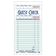 Guestcheck G3674 3.5 X 6.75 1 Part Medium Certified Green Paper/Board Check