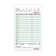 Guestcheck G4774SP 4.25 X 7.25 1 Part Medium-Wide Paper/Board Check