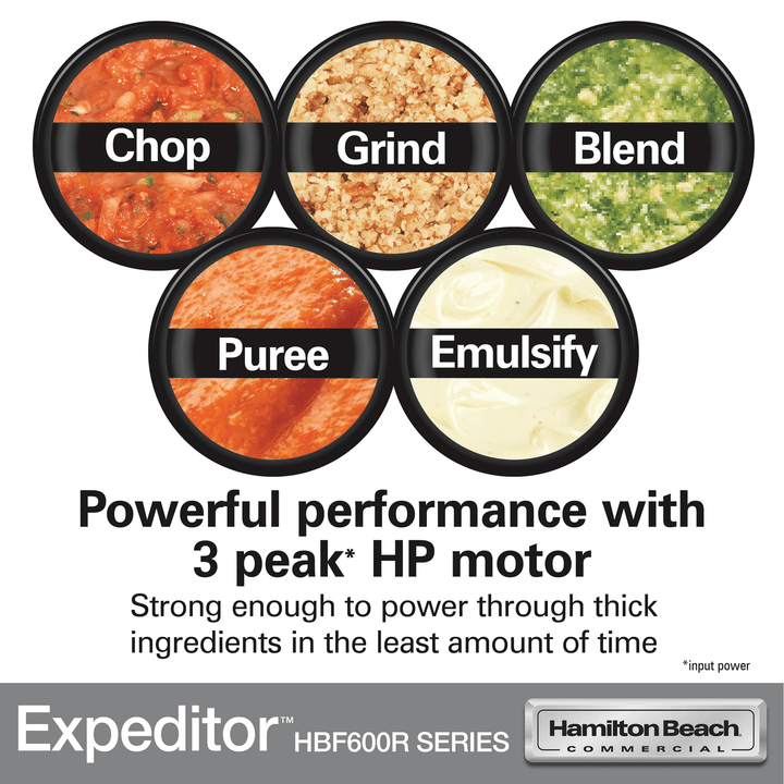 Hamilton Beach HBF600R Expeditor 3 HP Blender with 64 oz JarShopAtDean