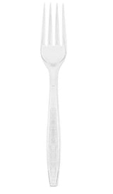 Heavy Weight Clear Fork (Polystyrene)