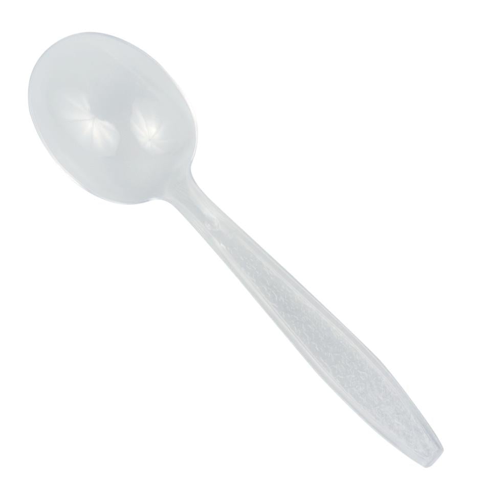 Heavy Weight Clear Soup Spoon (Polystyrene)