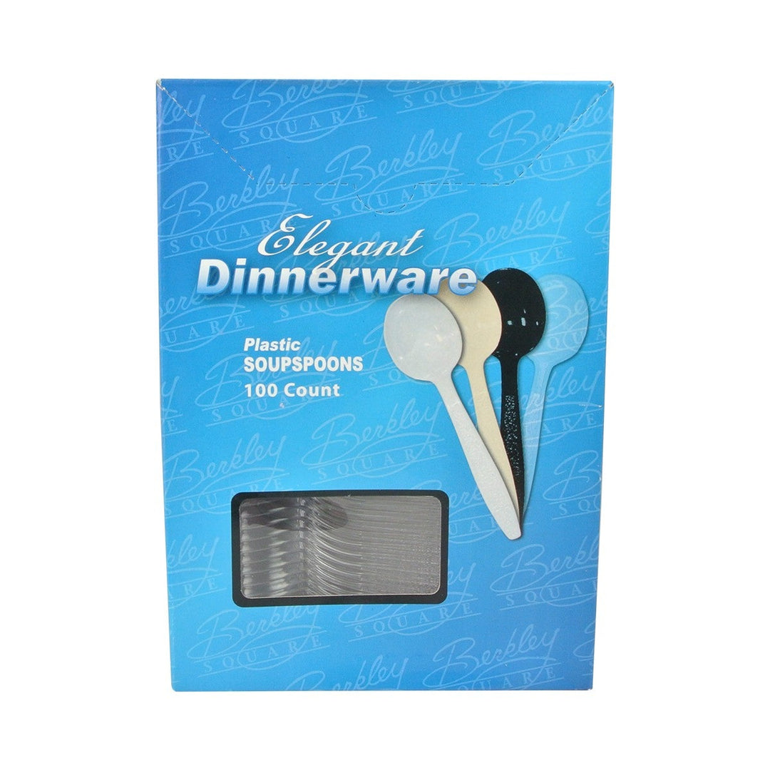 Heavy Weight Clear Soup Spoon (Polystyrene) Berk Enterprises