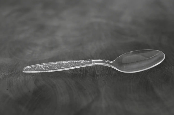 Heavy Weight Clear Teaspoon (Polystyrene)ShopAtDean
