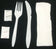 Heavy Weight Cutlery Kit - Fork, Knife, Salt, Pepper and Napkin 250/Case