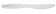 Heavy Weight White Knife (Polystyrene)