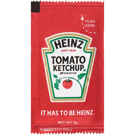 Heinz Tomato Ketchup 9 Gram Packets 200/Case