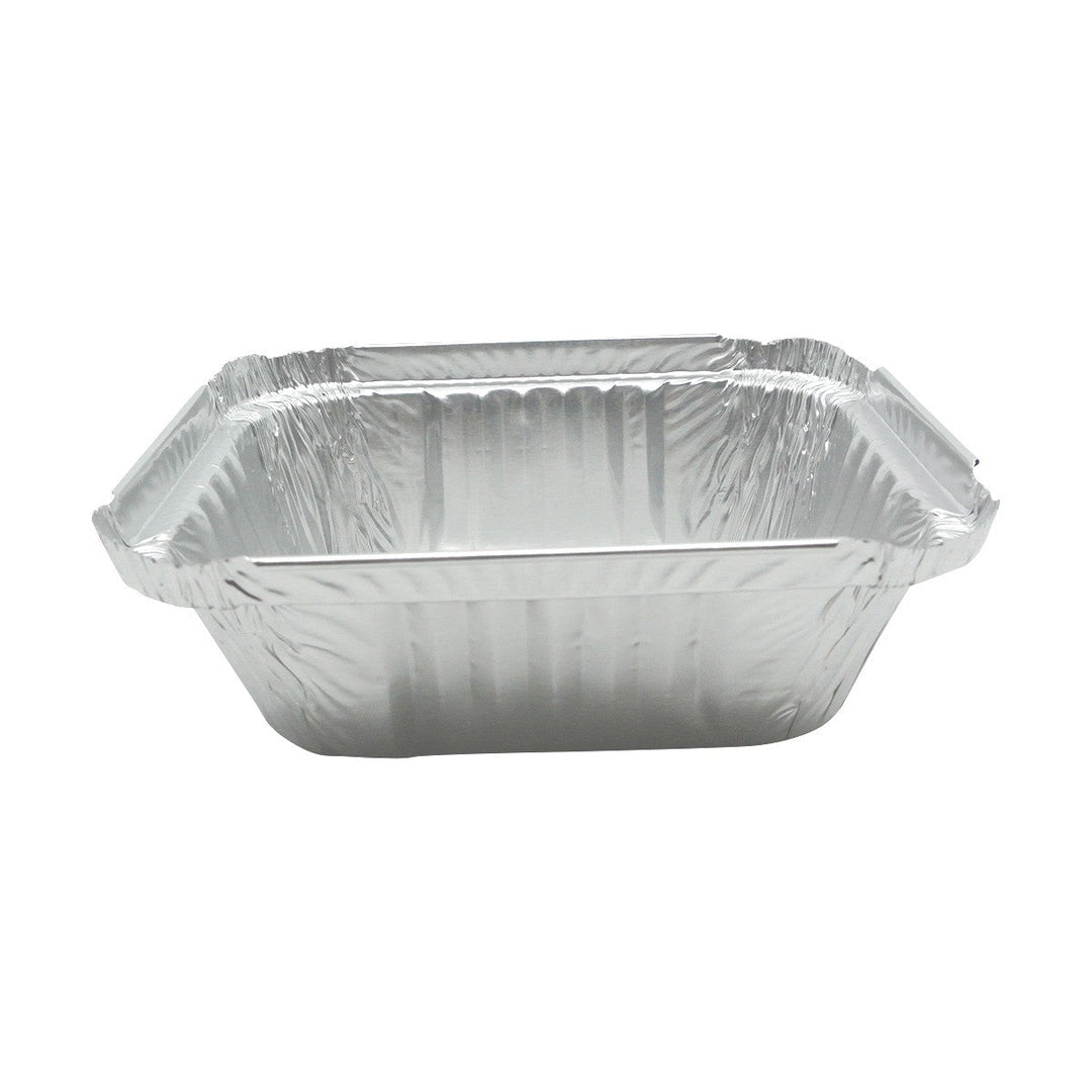 Choice 1 1/2 lb. Deep Oblong Foil Container with Board Lid - 250/Case