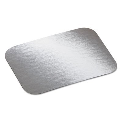 HFA 2060L-500 1.5# Oblong Foil/Board Lid HFA Handi-Foil