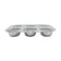 HFA 355-33-200 6 Count Muffin Tin Foil Pan