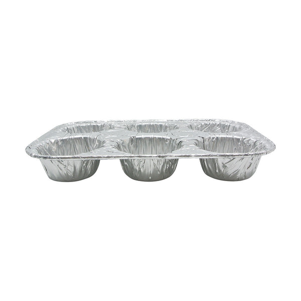 HFA 355-33-200 6 Count Muffin Tin Foil Pan HFA Handi-Foil