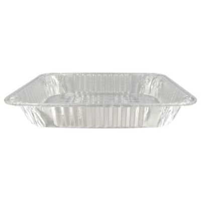 HFA 4025-40-100 Half Size Med Depth Heavy Duty Aluminum Pans HFA Handi-Foil