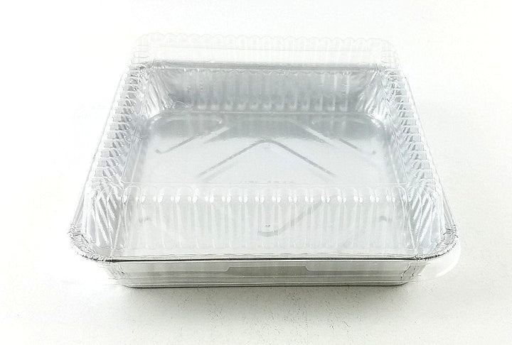 HFA 4048DL - 500 8.25" x 1.5" Square Dome Lid for Foil Cake PanShopAtDean